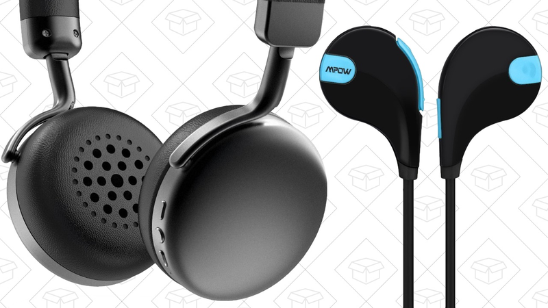 Photive On-Ear Bluetooth Headphones, $35 | Mpow Swift Bluetooth Headphones, $13 with code YQSMN7OO